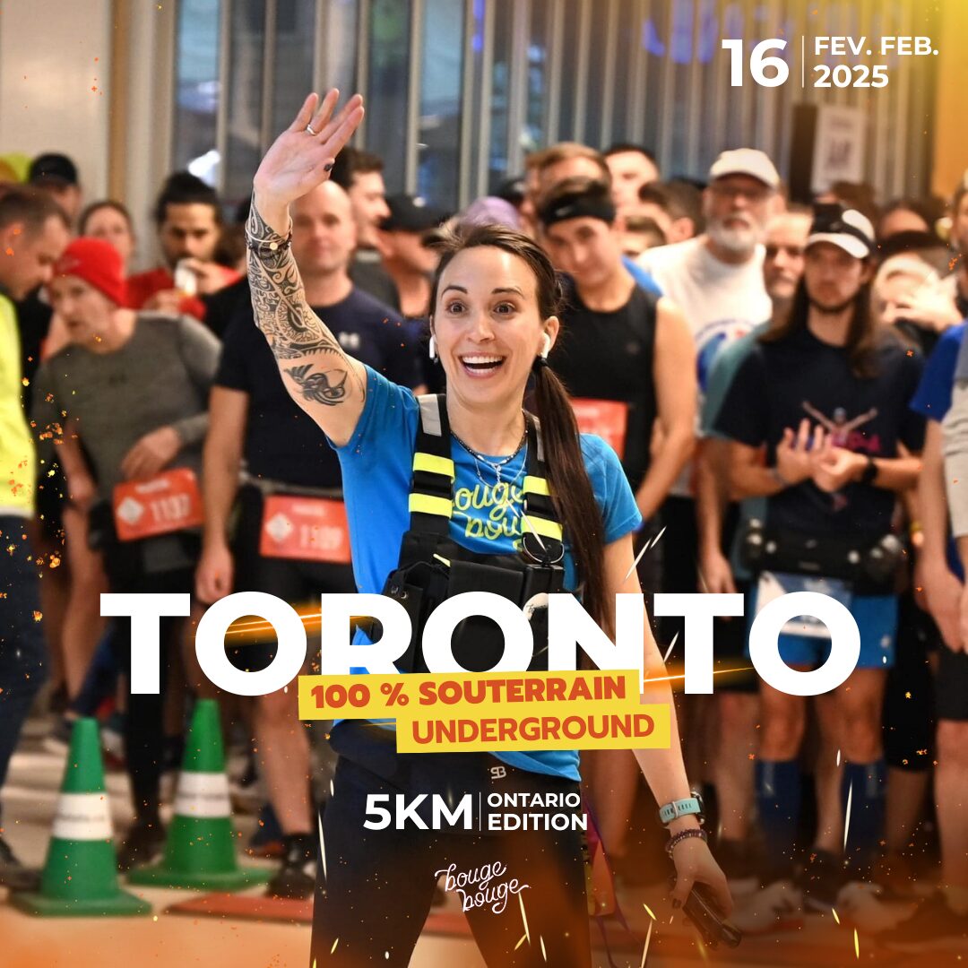 toronto bougebouge souterrain course run underground