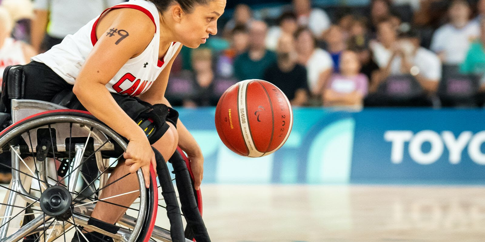 Basketball fauteuil roulant, jeux paralympiques, Rosalie Lalonde