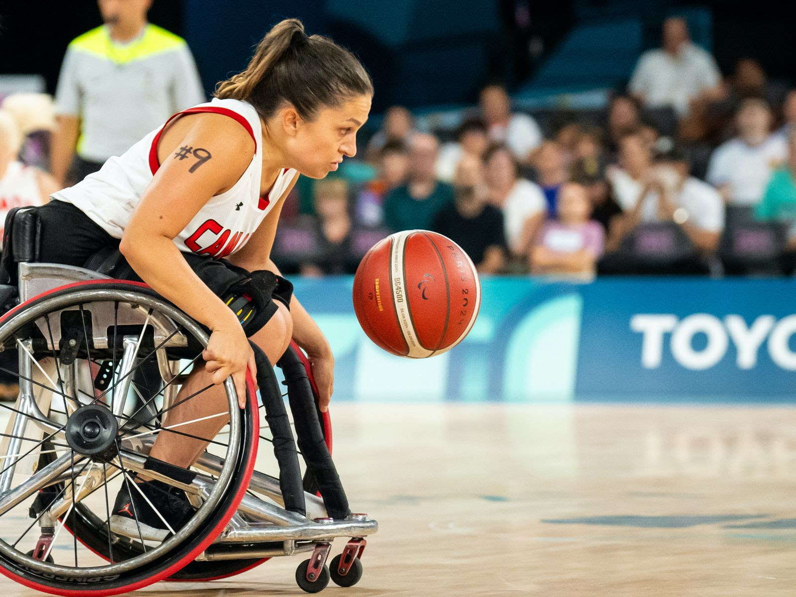 Basketball fauteuil roulant, jeux paralympiques, Rosalie Lal