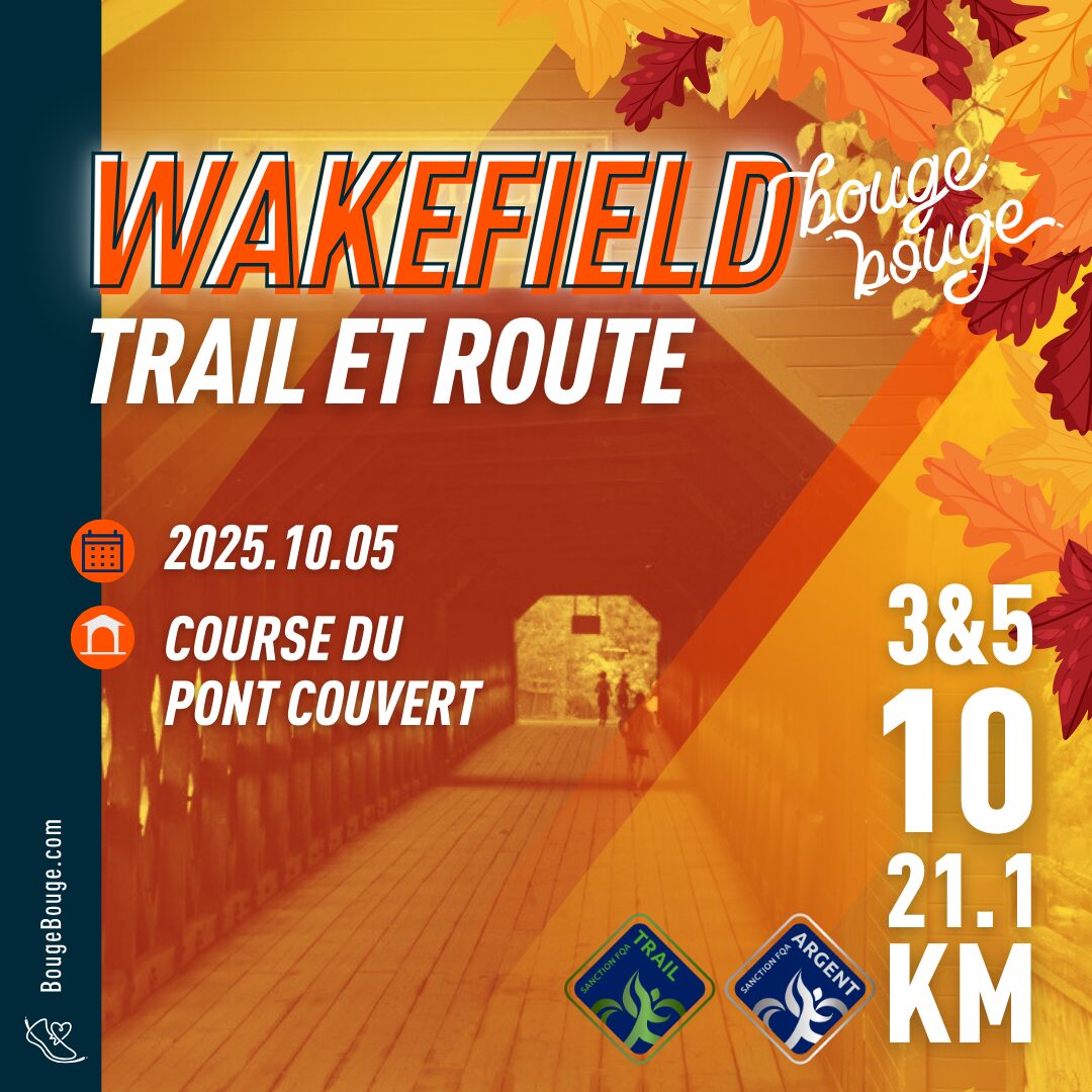 Wakefield Trail run course sentier parc gatineau