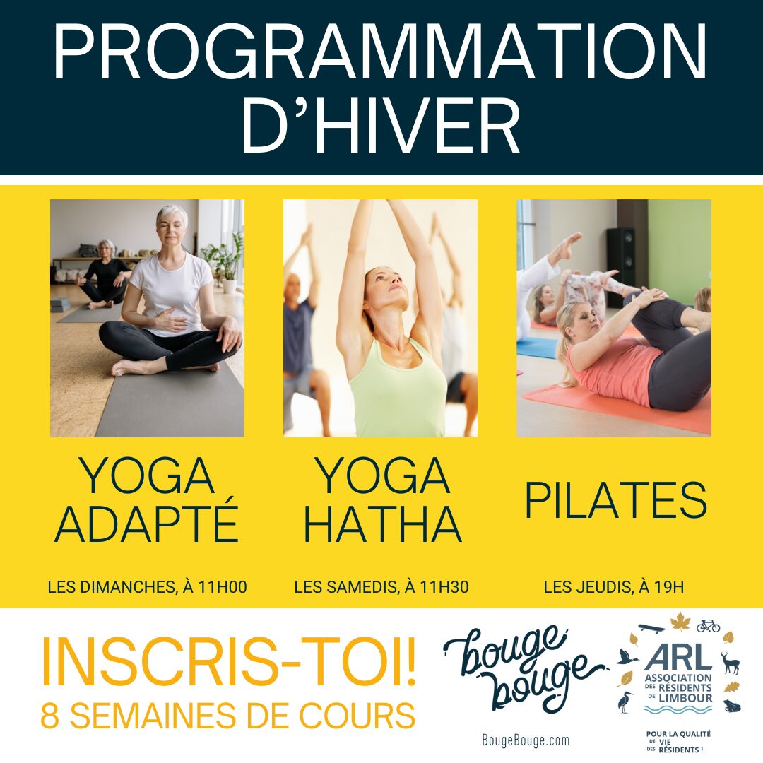 pilates yoga adapté hiver cours