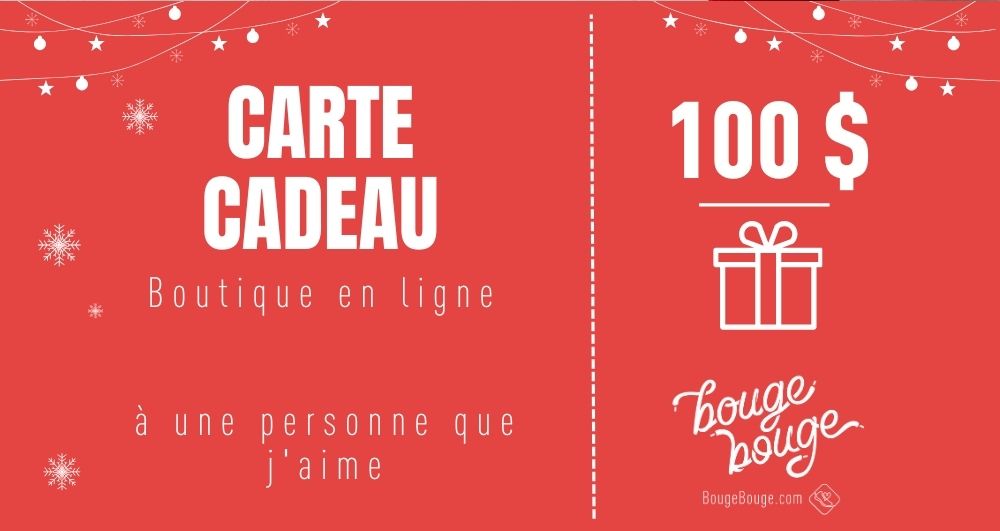 carte cadeau gift card BougeBouge