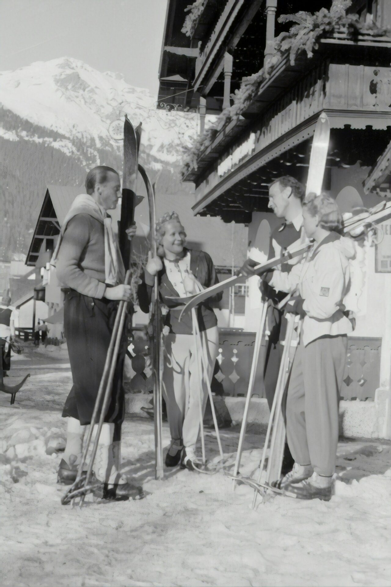 Image d'archive ski