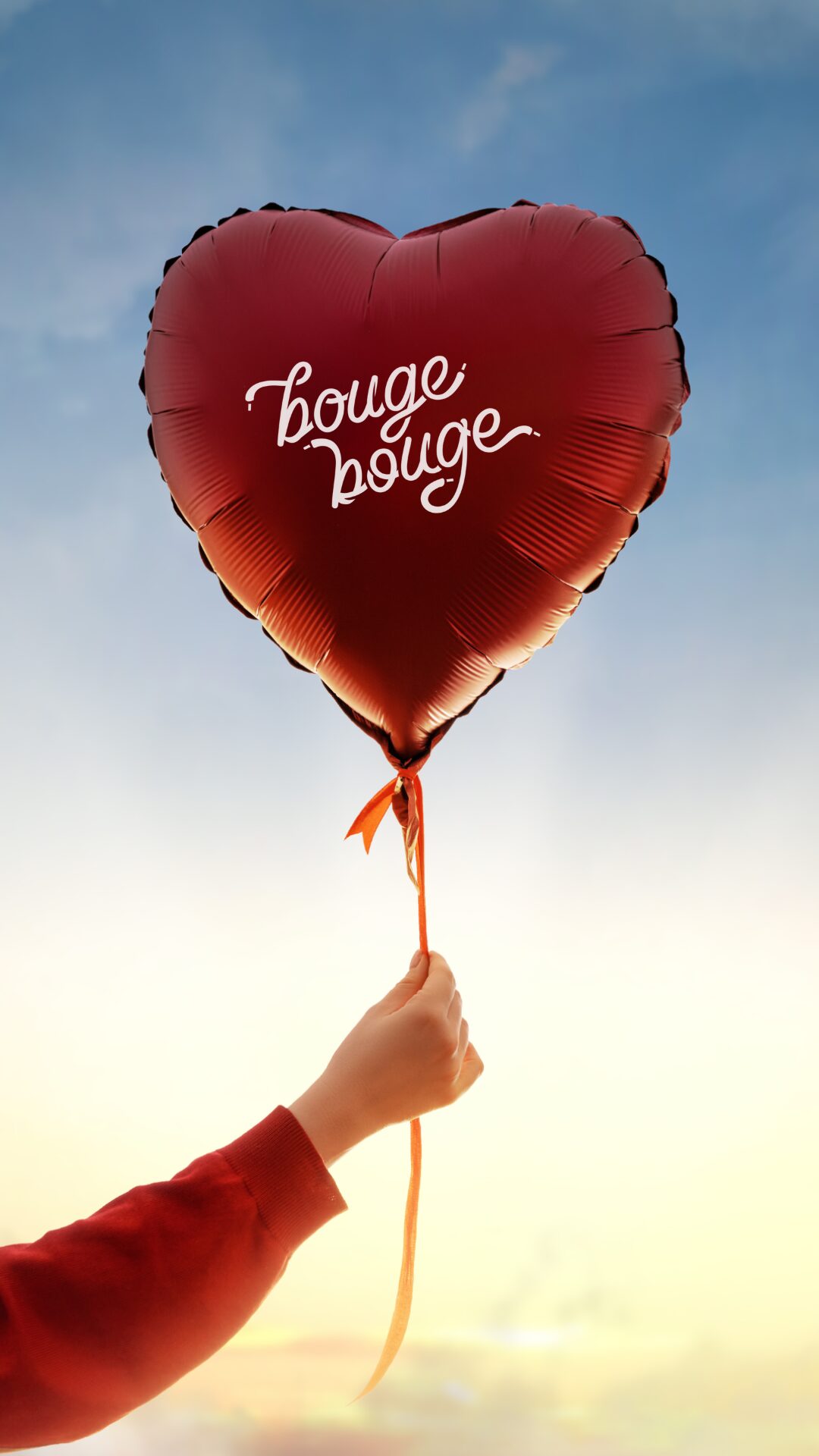 Coeur rouge BougeBouge